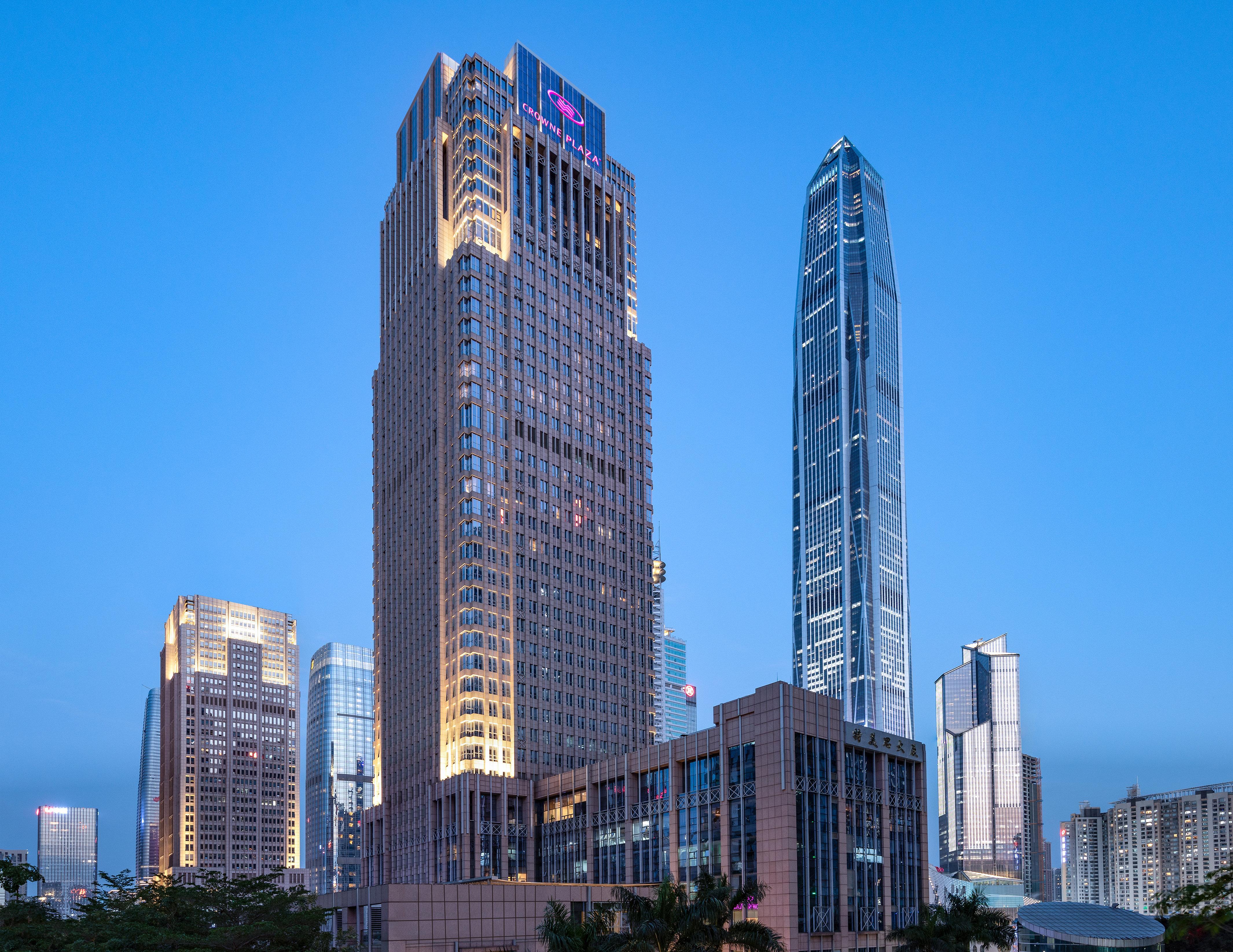 Crowne Plaza Shenzhen Futian, Near To Shenzhen Convention&Exhibition Centre, Shenzhen Stock Exchange And Shenzhen Civic Center, Outdoor Heated Pool Exterior foto